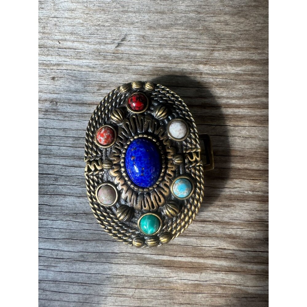 Vintage Douglas Paquette Brass Belt Buckle - Picture 4 of 4